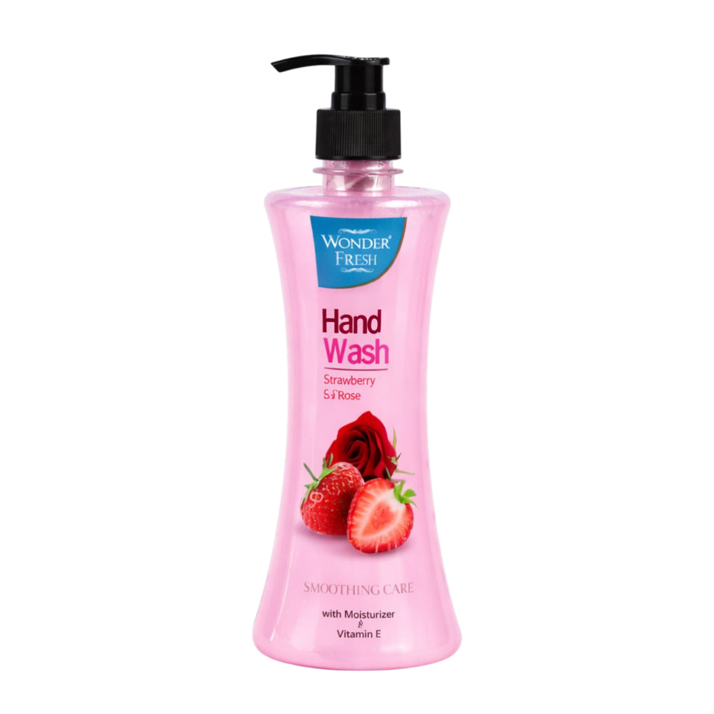 HAND-WASH-STRAWBERRY & ROSE-430ML