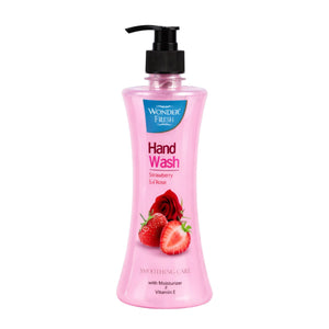 HAND-WASH-STRAWBERRY & ROSE-430ML