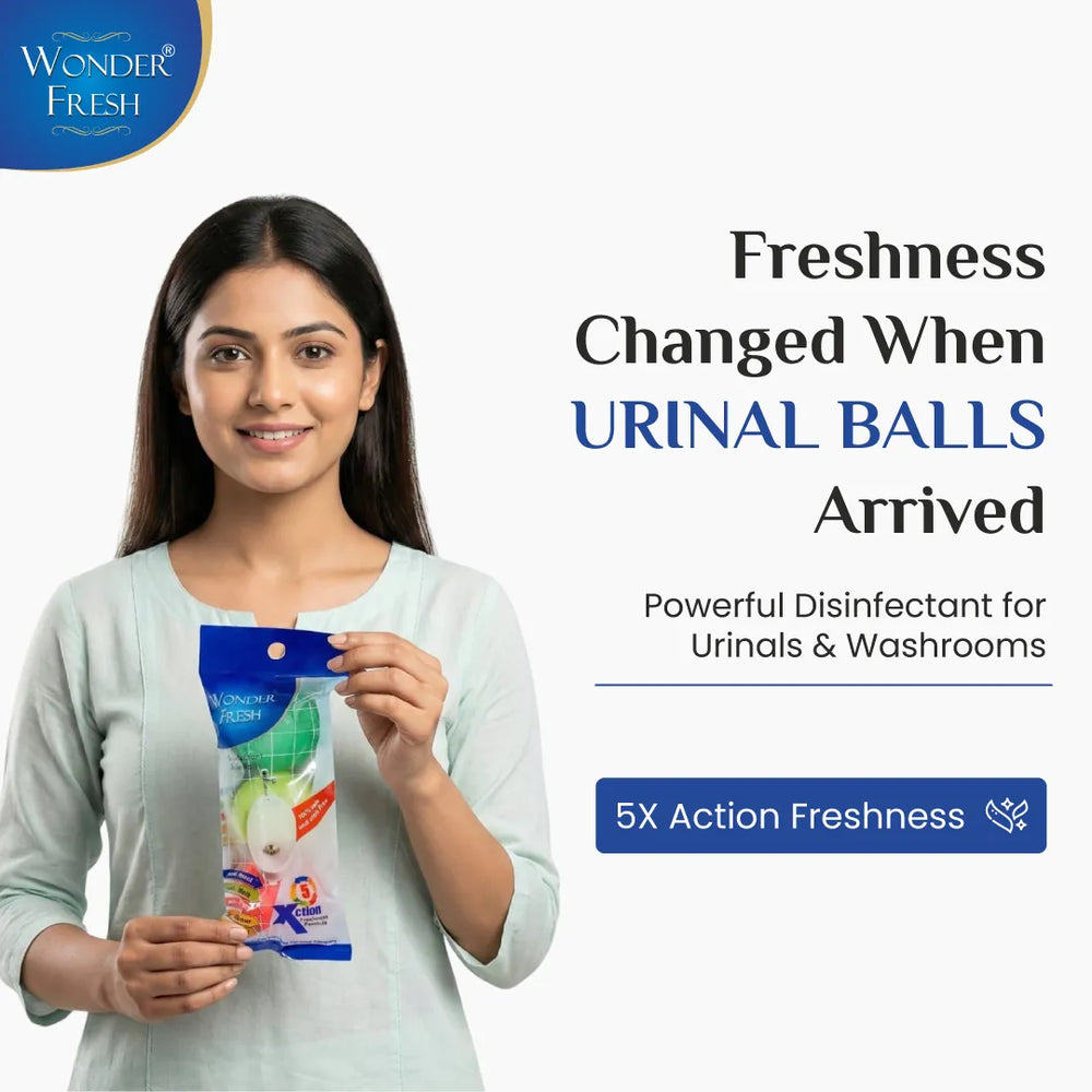 Wonder Fresh Disinfectant Balls | Bathroom Freshener Blocks