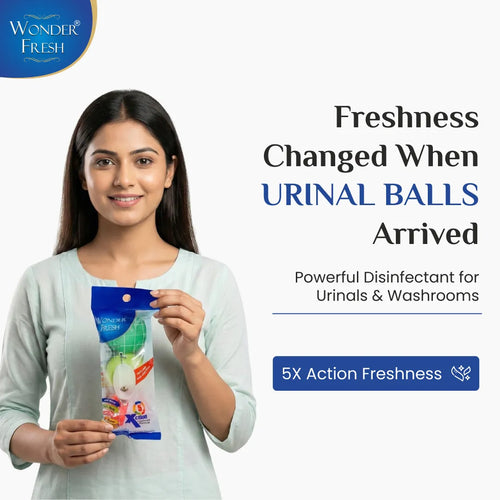Wonder Fresh Disinfectant Balls | Bathroom Freshener Blocks