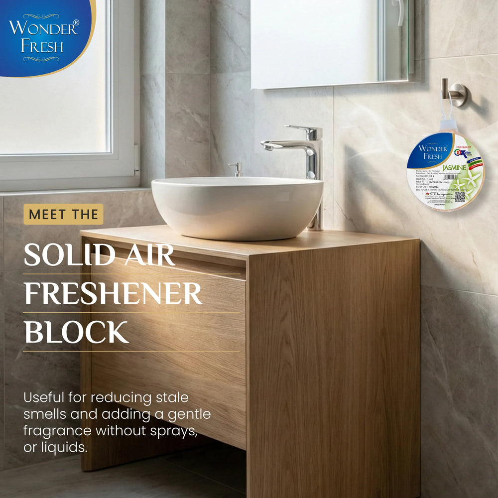 Wonder Fresh Air Freshener Flower - Jasmine | Toilet Freshener