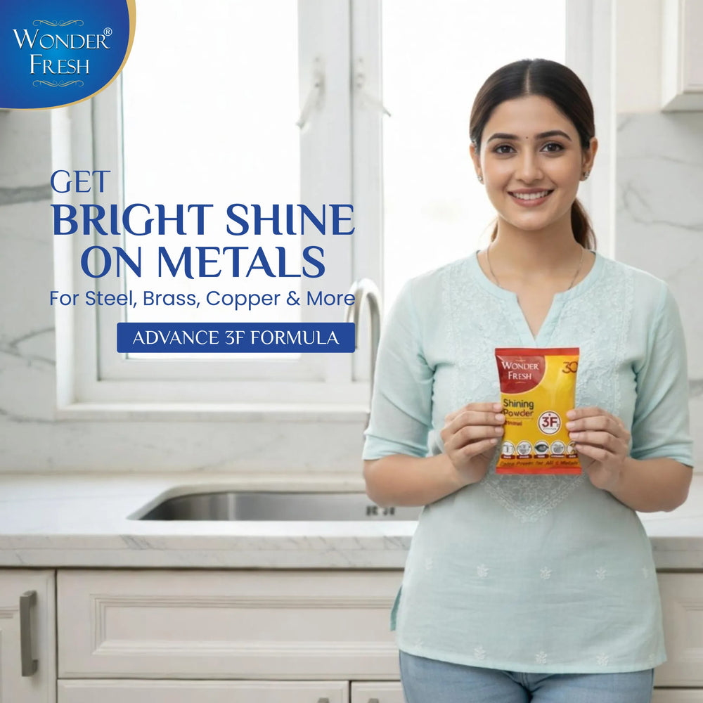 Wonder Fresh Shining Powder | Utensil Cleaning Powder