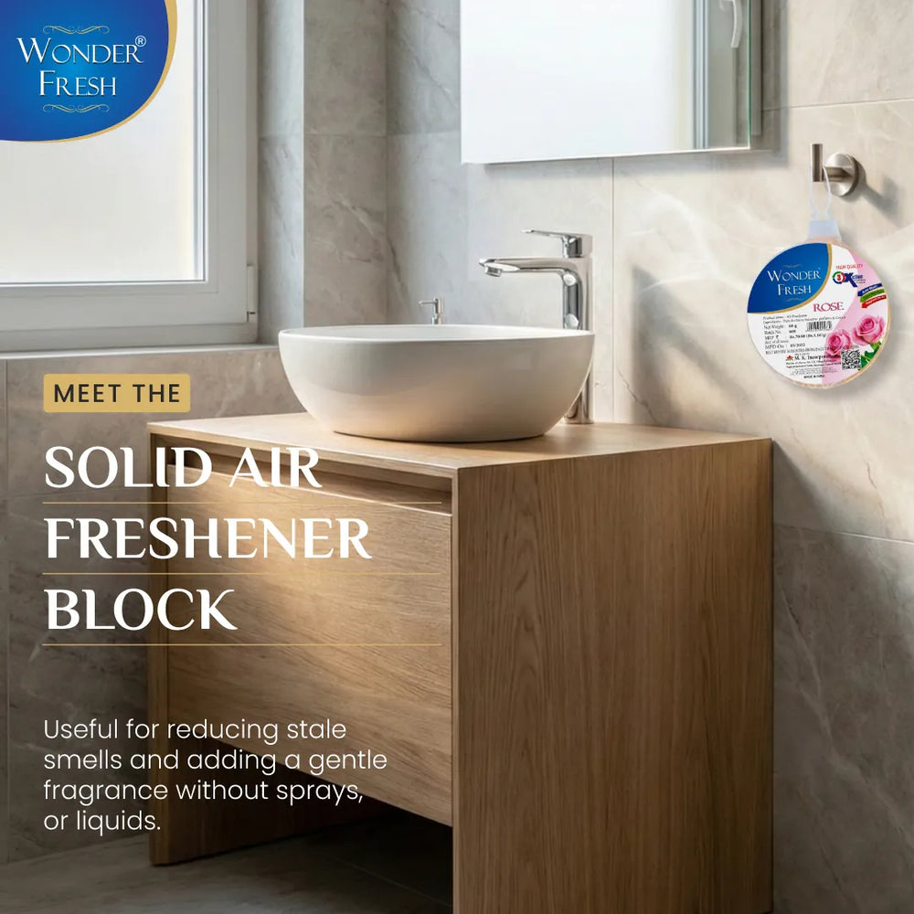 Wonder Fresh Air Freshener Flower - Rose | Toilet Freshener