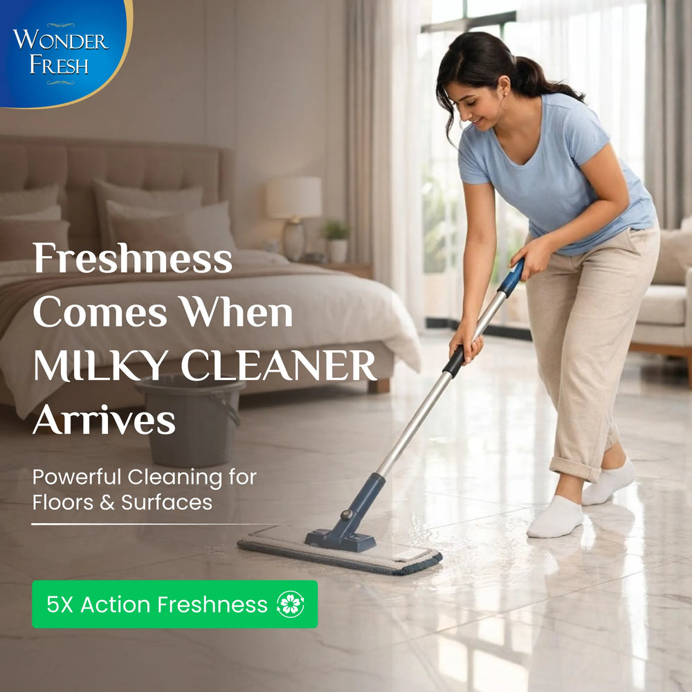 Wonder Fresh Milky Floor Cleaner - Mogra | Floor Cleaner Liquid