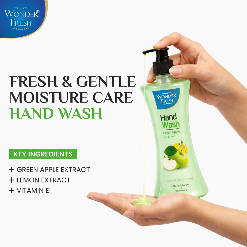 Wonder Fresh Handwash – Green Apple & Lemon | Foaming Hand Wash