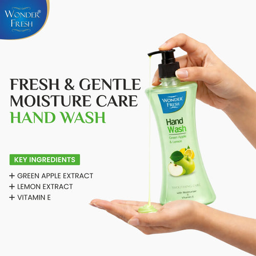 Wonder Fresh Handwash – Green Apple & Lemon | Foaming Hand Wash
