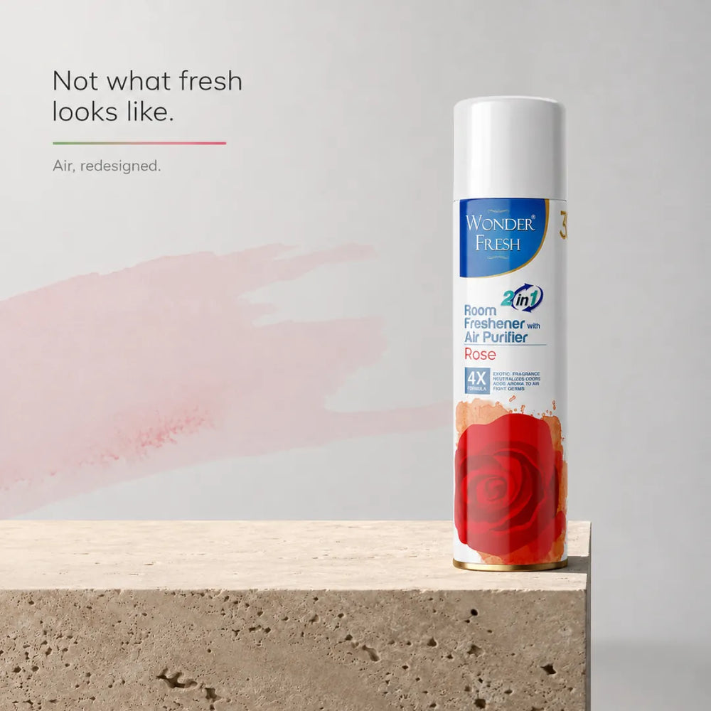 Wonder Fresh Room Freshener Spray - Rose | Air Freshener