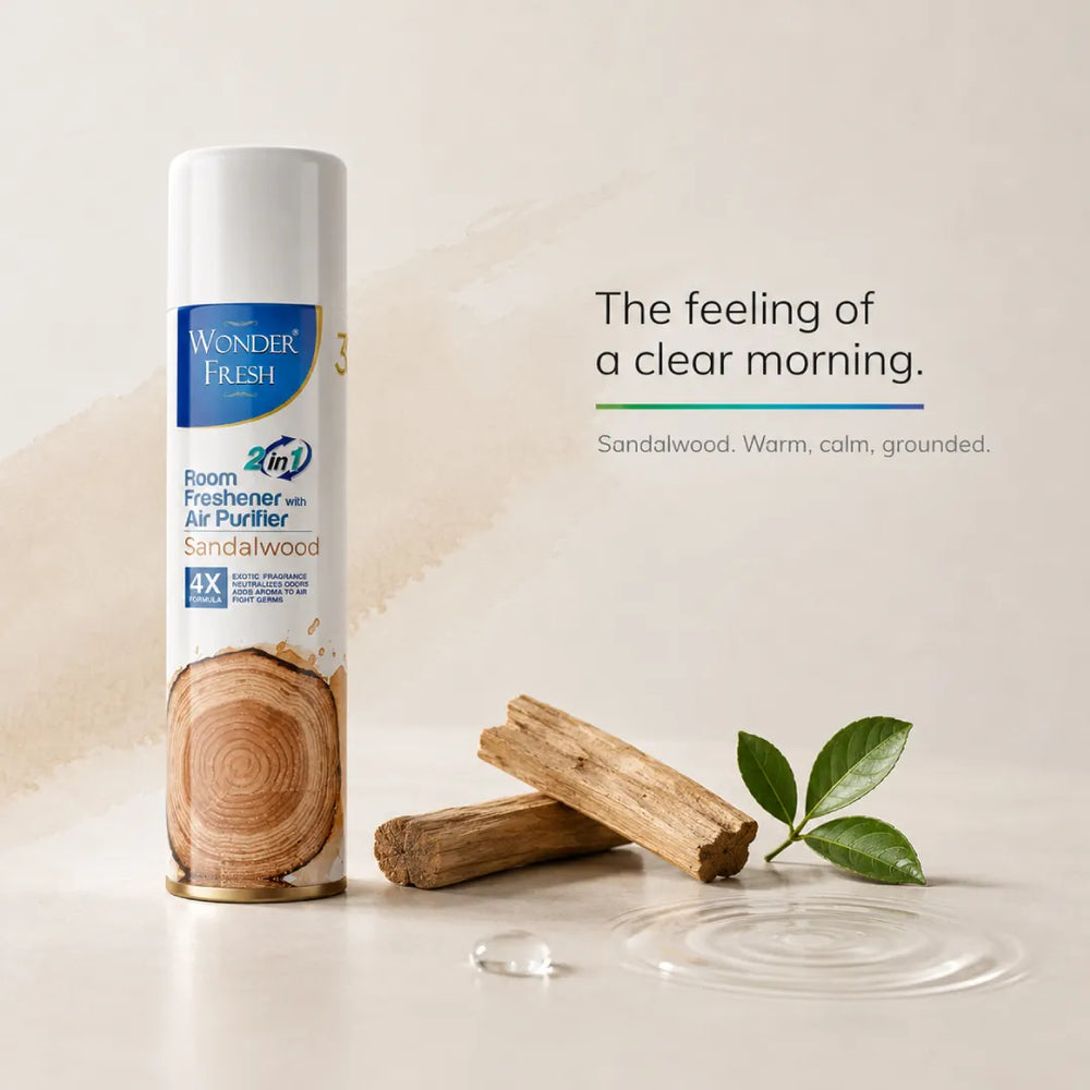 Wonder Fresh Room Freshener Spray - Sandalwood | Air Freshener