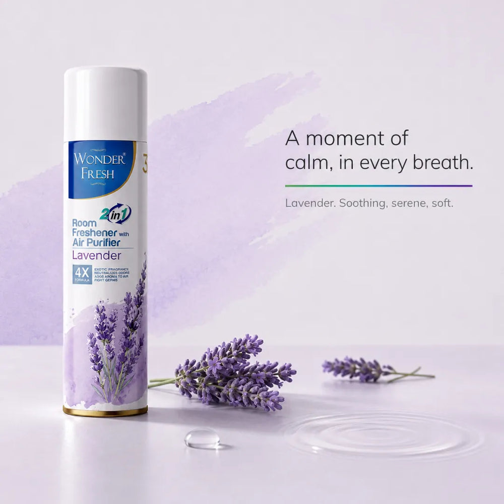 Wonder Fresh Room Freshener Spray - Lavender | Air Freshener