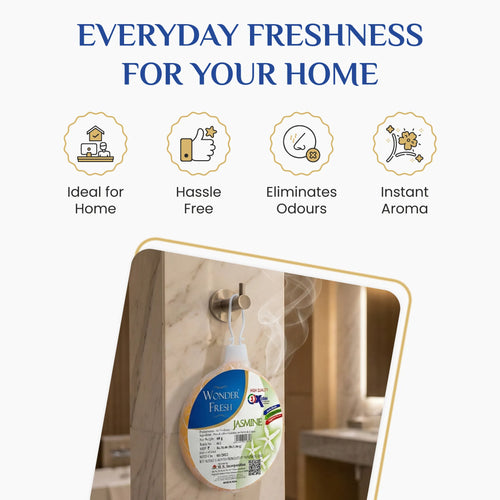 Wonder Fresh Air Freshener Flower - Jasmine | Toilet Freshener
