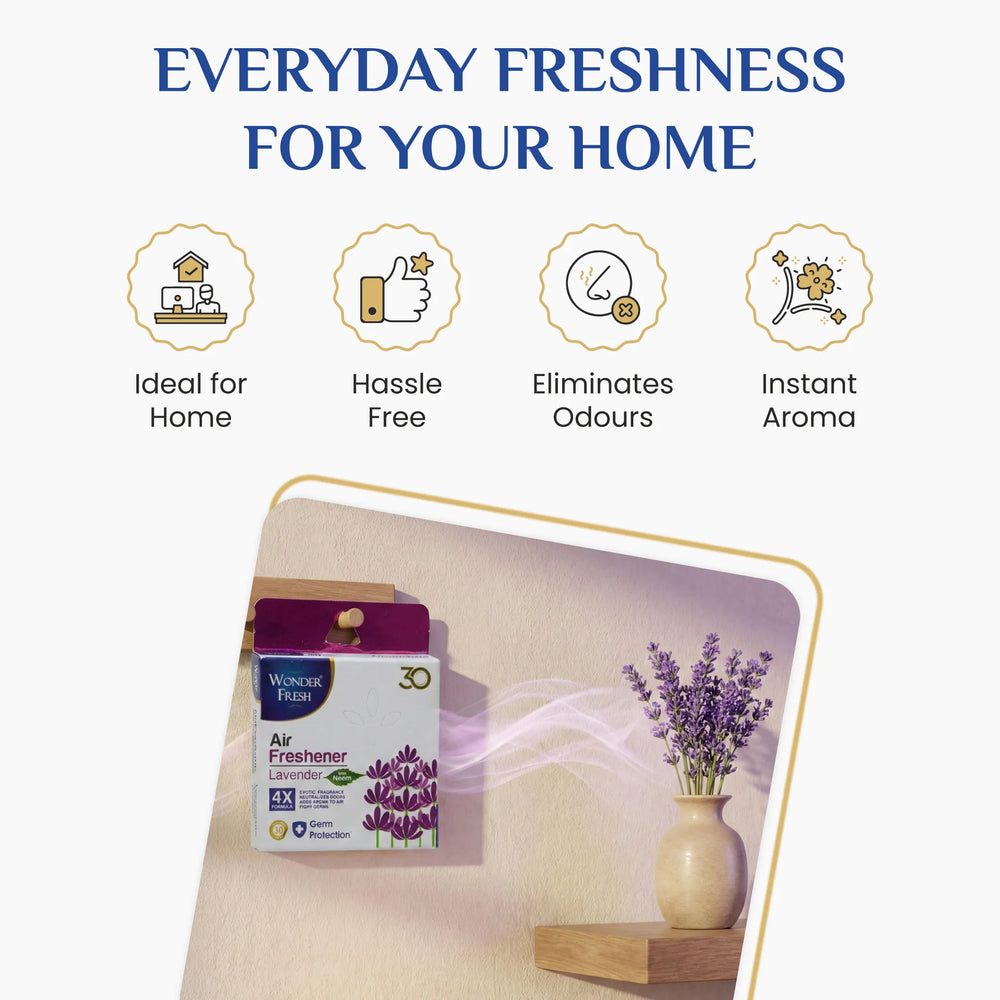 Wonder Fresh Air Freshener Block - Lavender | Bathroom Freshener