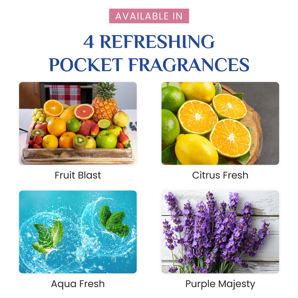 Wonder Fresh Pocket Freshener - Fruit Blast | Car Air Freshener