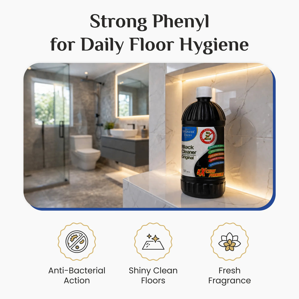 Wonder Fresh Black Phenyl | Floor Disinfectant Cleaner