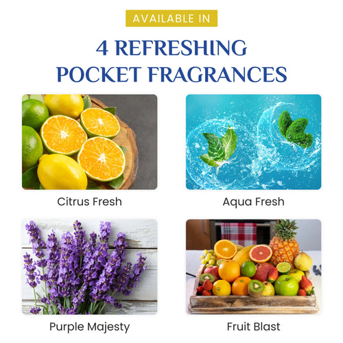 Wonder Fresh Pocket Freshener - Citrus Fresh | Car Air Freshener