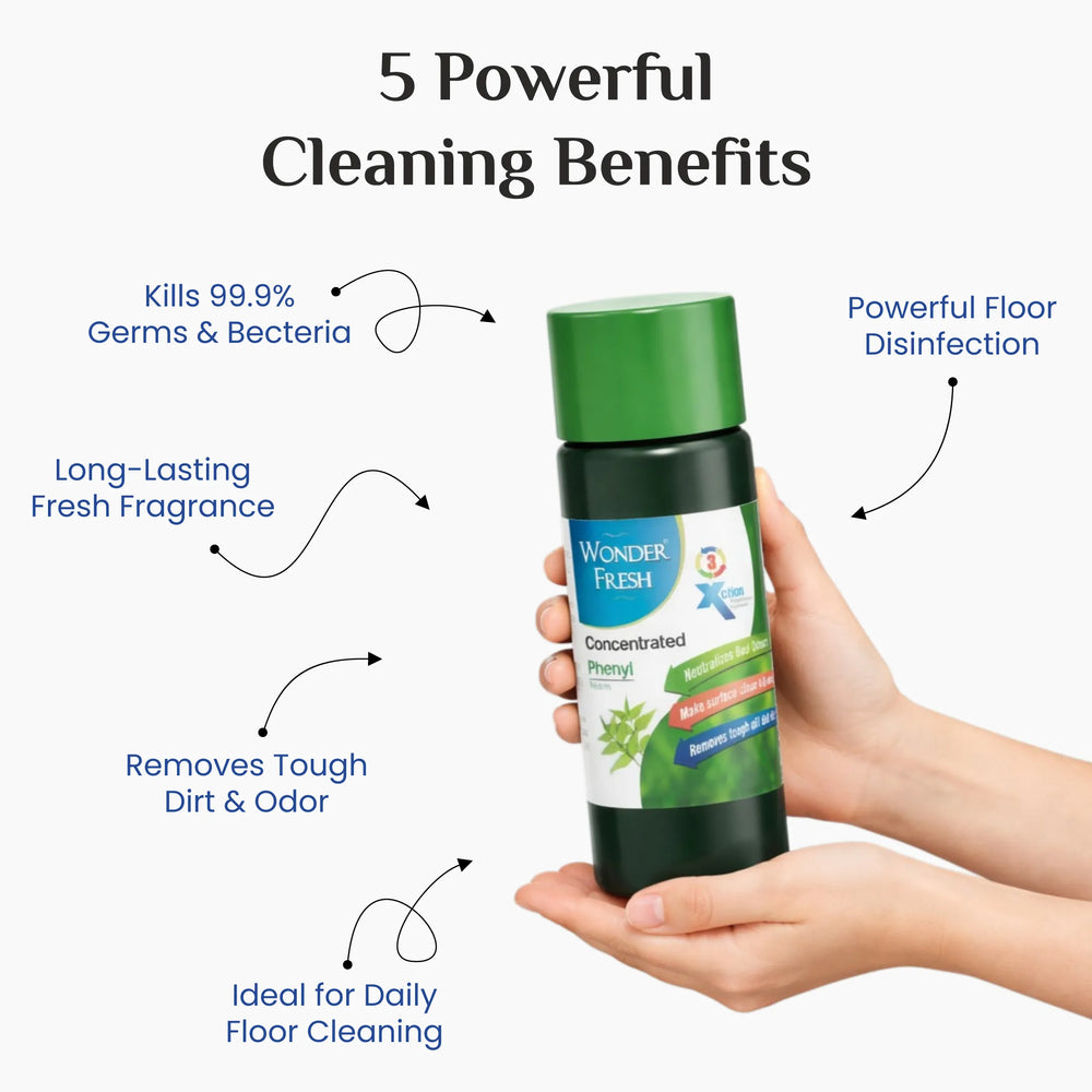 Wonder Fresh Concentrated Cleaner - Neem | Disinfectant Phenyl