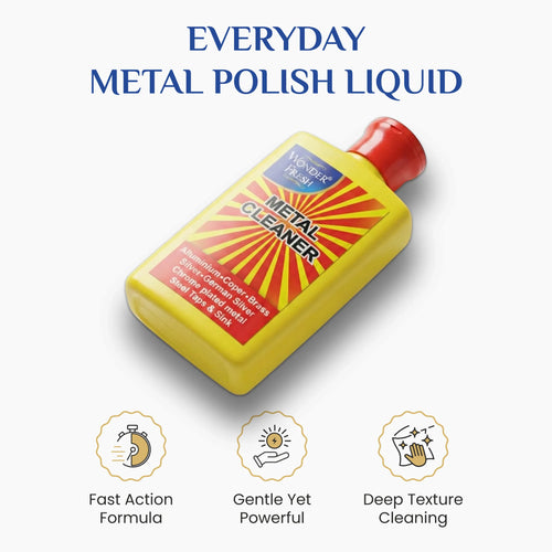 Wonder Fresh Metal Cleaner | Steel & Brass Polish Liquid