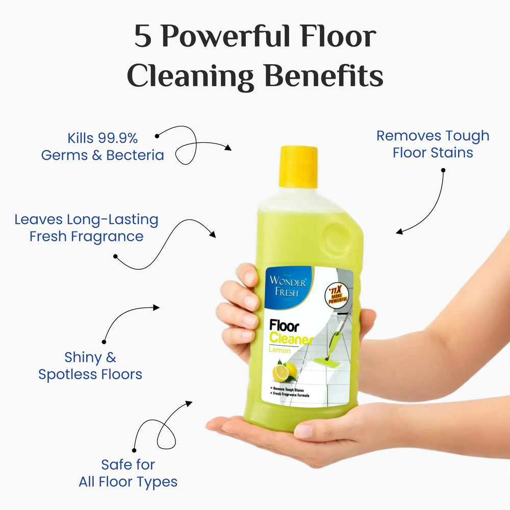 Wonder Fresh Floor Cleaner - Lemon | Disinfectant Liquid
