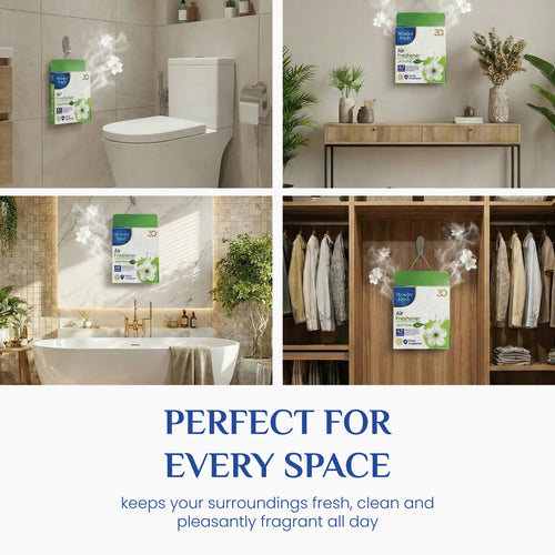 Wonder Fresh Air Freshener Block - Jasmine | Bathroom Freshener