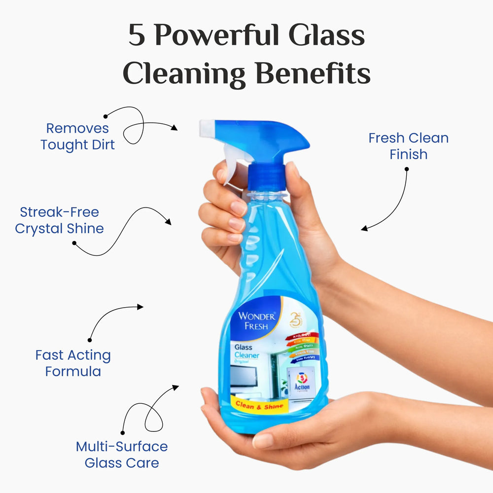 Wonder Fresh Glass Cleaner | Multi-Surface Spray