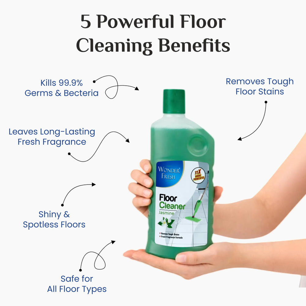 Wonder Fresh Floor Cleaner - Jasmine | Disinfectant Liquid