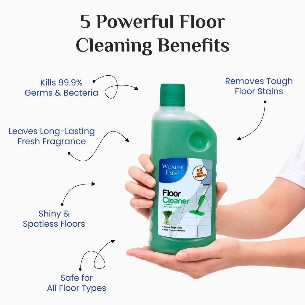 Wonder Fresh Floor Cleaner - Lemon Grass | Disinfectant Liquid