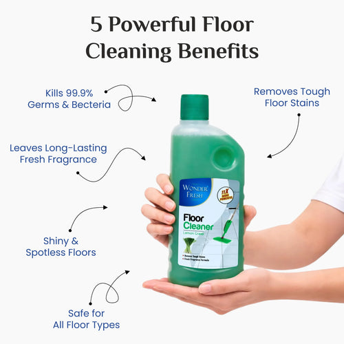 Wonder Fresh Floor Cleaner - Lemon Grass | Disinfectant Liquid
