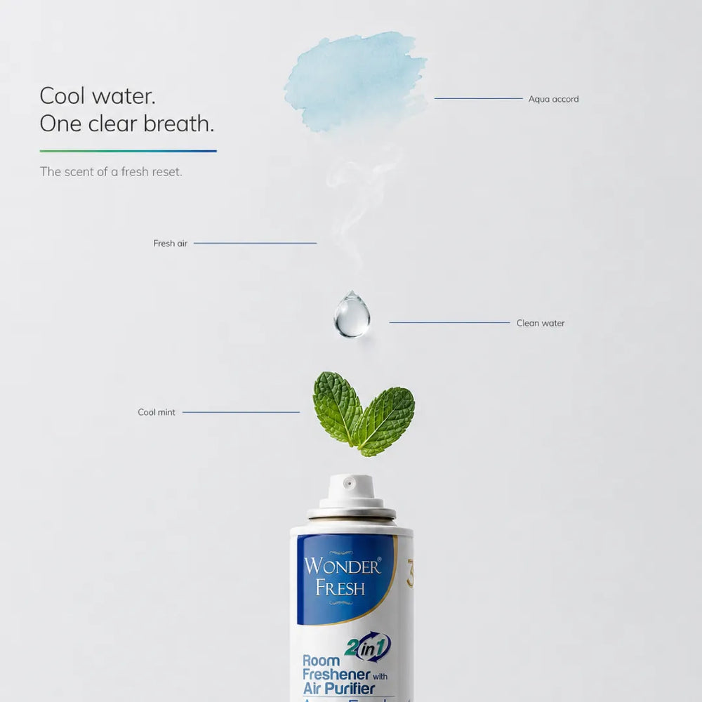 Wonder Fresh Room Freshener Spray - Aqua | Air Freshener