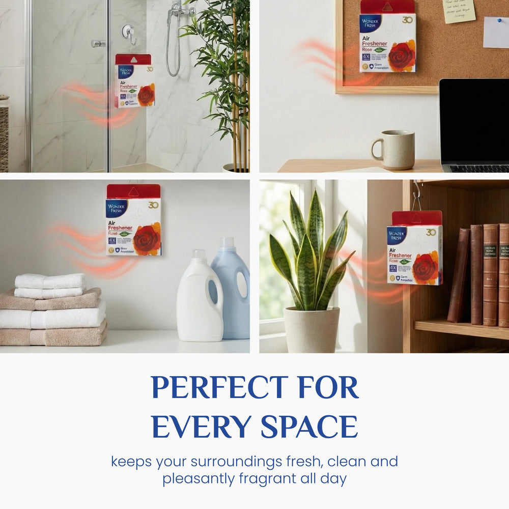 Wonder Fresh Air Freshener Block - Rose | Bathroom Freshener