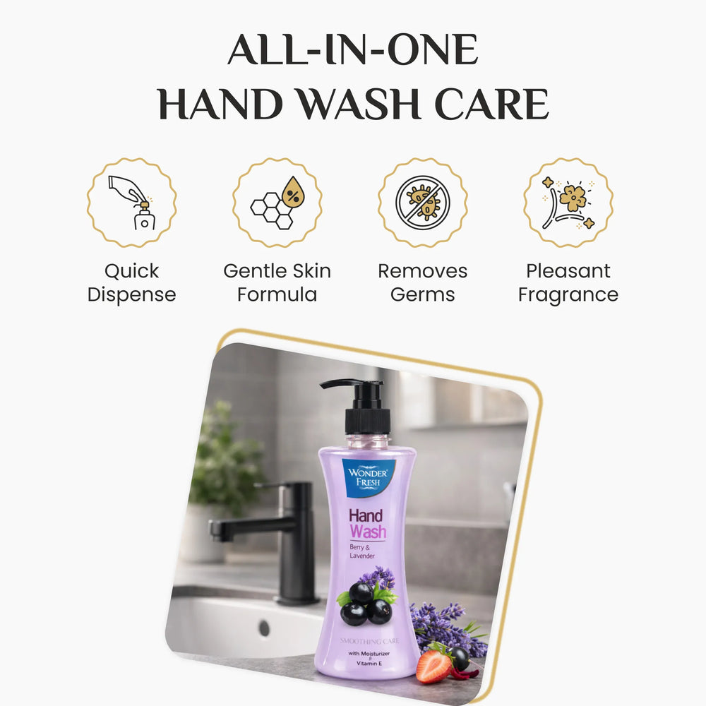 Wonder Fresh Handwash – Berry & Lavender | Foaming Hand Wash