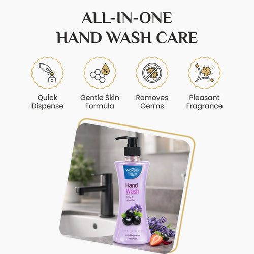 Wonder Fresh Handwash – Berry & Lavender | Foaming Hand Wash