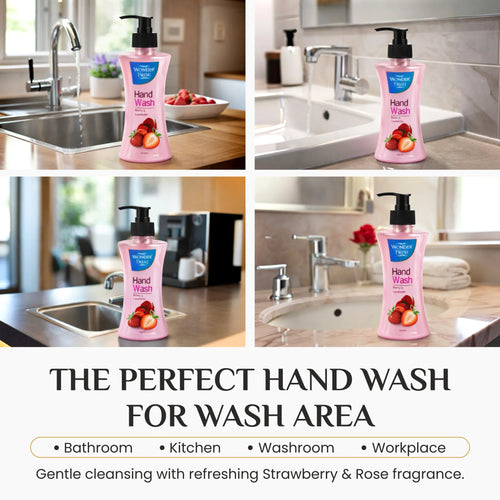 Wonder Fresh Handwash – Strawberry & Rose | Foaming Hand Wash