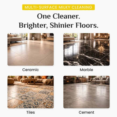 Wonder Fresh Milky Floor Cleaner - Lemon | Floor Cleaner Liquid