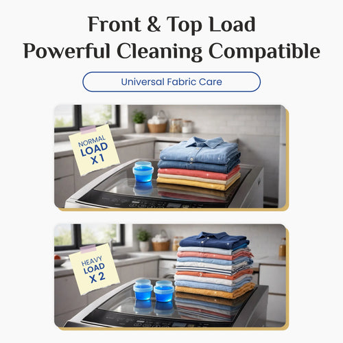 Wonder Fresh Liquid Detergent 500ml | Top & Front Load Laundry Wash