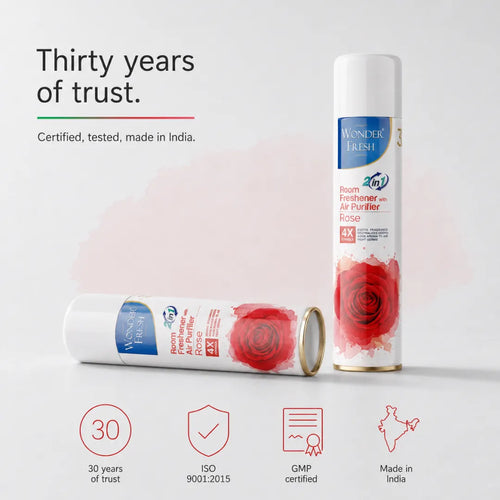 Wonder Fresh Room Freshener Spray - Rose | Air Freshener