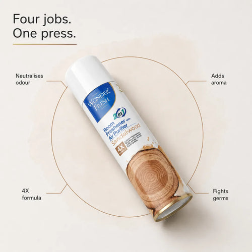 Wonder Fresh Room Freshener Spray - Sandalwood | Air Freshener