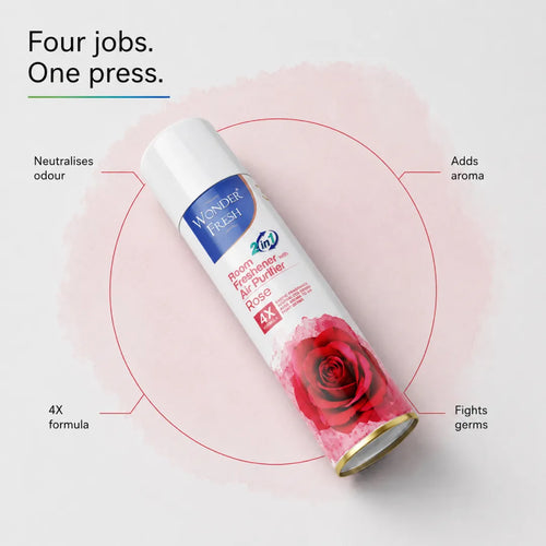 Wonder Fresh Room Freshener Spray - Rose | Air Freshener