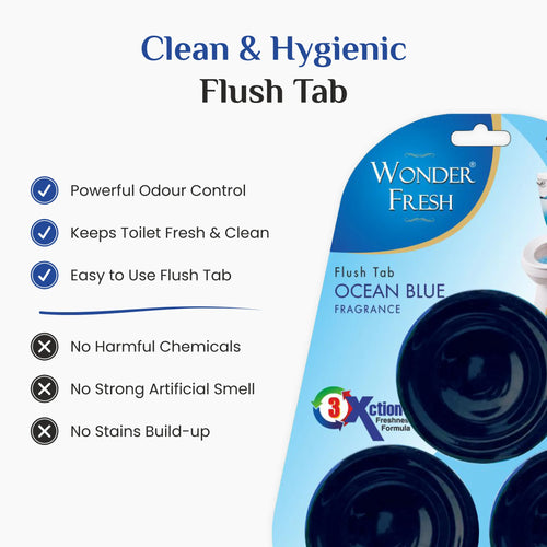 Wonder Fresh Flush Tabs | Flush Tank Cleaner Tablet