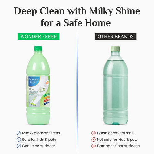 Wonder Fresh Milky Floor Cleaner - Mogra | Floor Cleaner Liquid