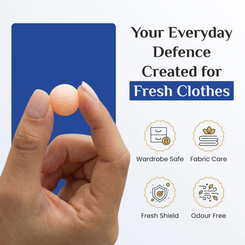 Wonder Fresh Naphthalene Balls - Color | Moth Repellent Balls