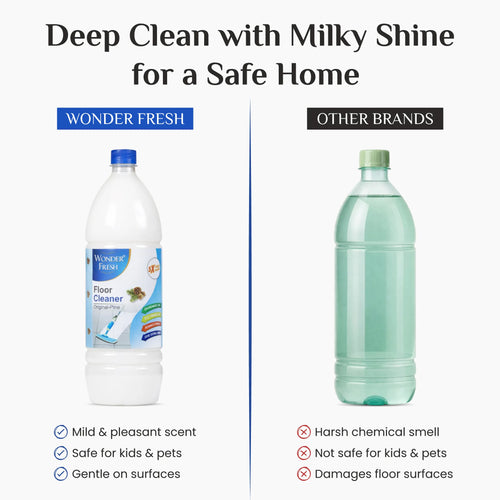 Wonder Fresh Milky Floor Cleaner - Pine | Floor Cleaner Liquid