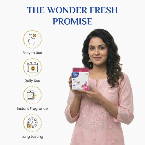 Wonder Fresh Air Freshener Block - Orchid | Bathroom Freshener
