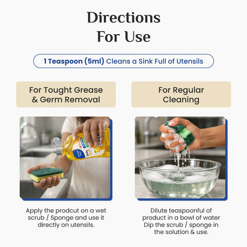 Wonder Fresh Dish Wash Gel - Lemon | Dishwash Liquid