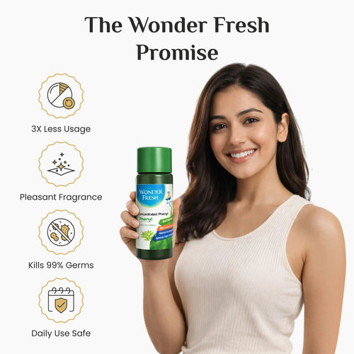 Wonder Fresh Concentrated Cleaner - Neem | Disinfectant Phenyl