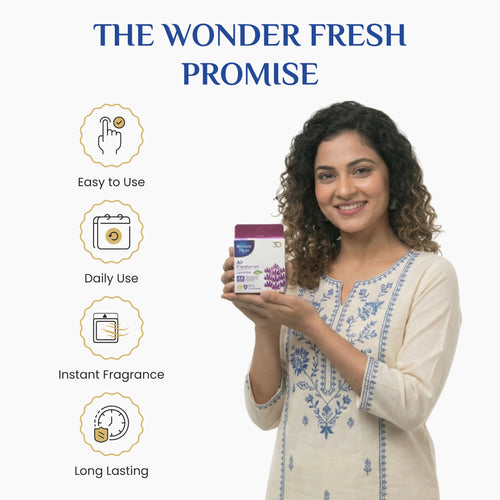 Wonder Fresh Air Freshener Block - Lavender | Bathroom Freshener