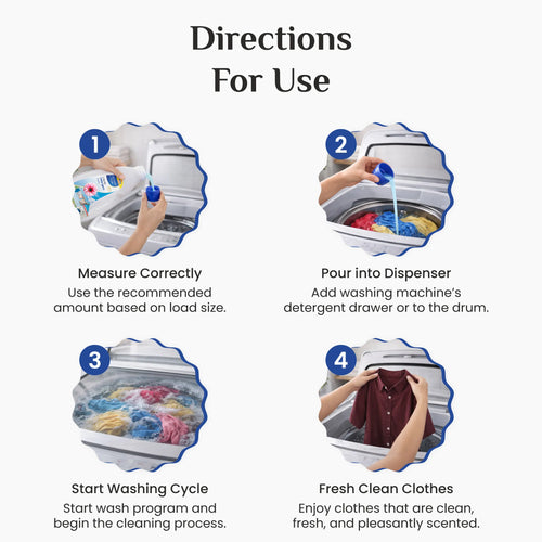 Wonder Fresh Liquid Detergent 500ml | Top & Front Load Laundry Wash