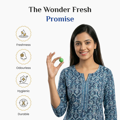 Wonder Fresh Disinfectant Balls | Bathroom Freshener Blocks