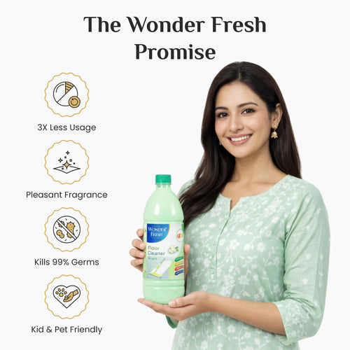 Wonder Fresh Milky Floor Cleaner - Mogra | Floor Cleaner Liquid