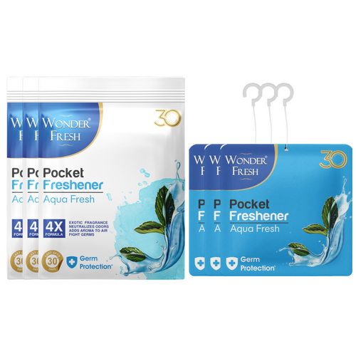 Wonder Fresh Air Power Pocket Freshener | Bathroom Car Room Odor Remover
