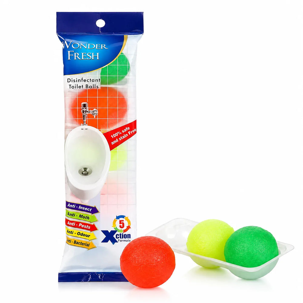 Wonder Fresh Disinfectant Balls | Bathroom Freshener Blocks