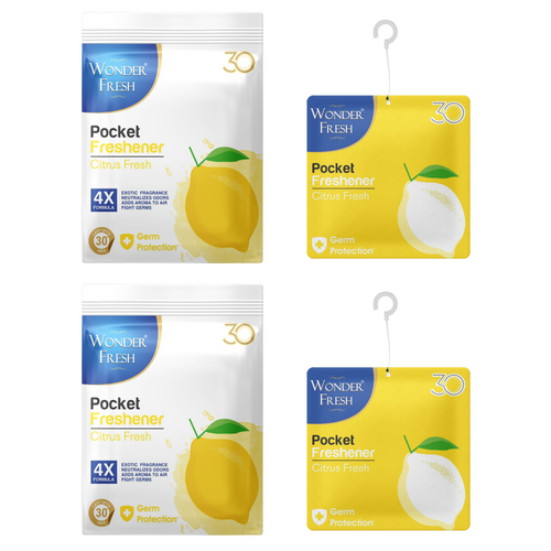Wonder Fresh Air Power Pocket Freshener | Bathroom Car Room Odor Remover